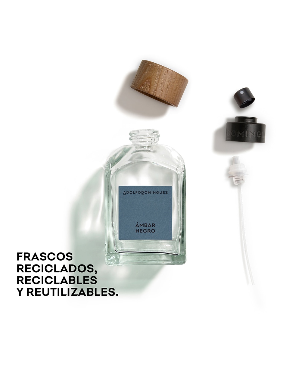 Kit Eau de parfum Adolfo Dominguez Ámbar Negro para hombre