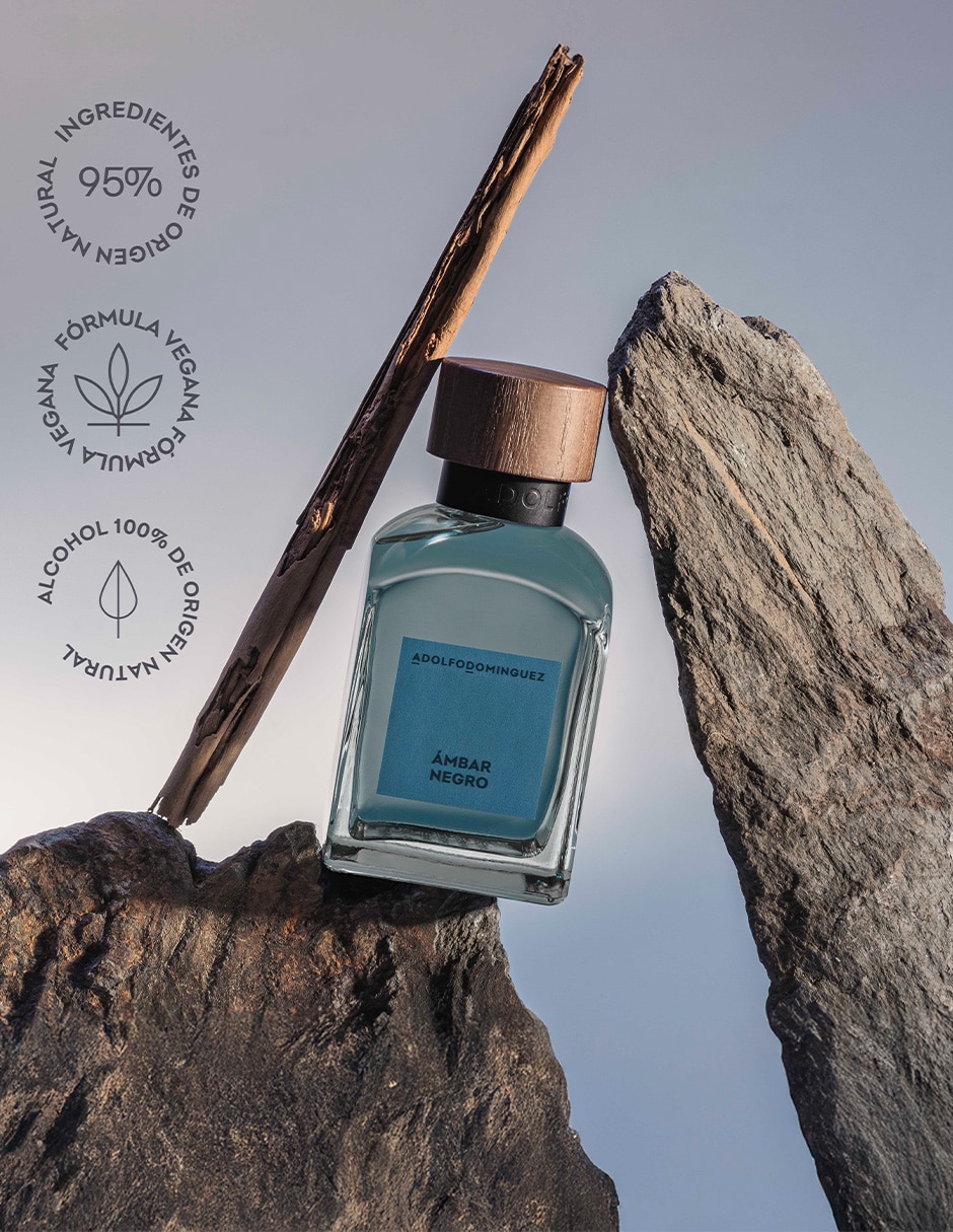 Kit Eau de parfum Adolfo Dominguez Ámbar Negro para hombre