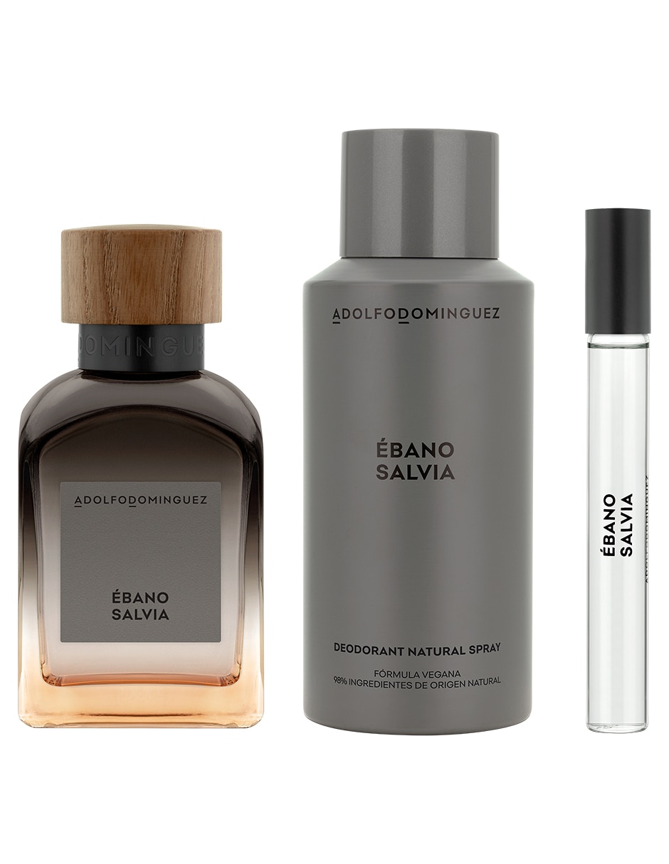 Set Eau de parfum Adolfo Dominguez Ébano Salvia para hombre
