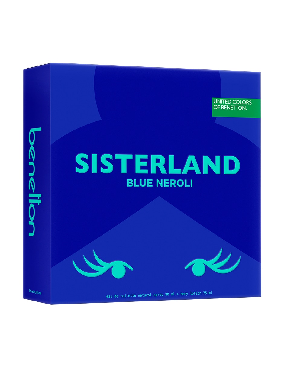Set Eau de toilette Benetton Sisterland Blue Neroli para mujer
