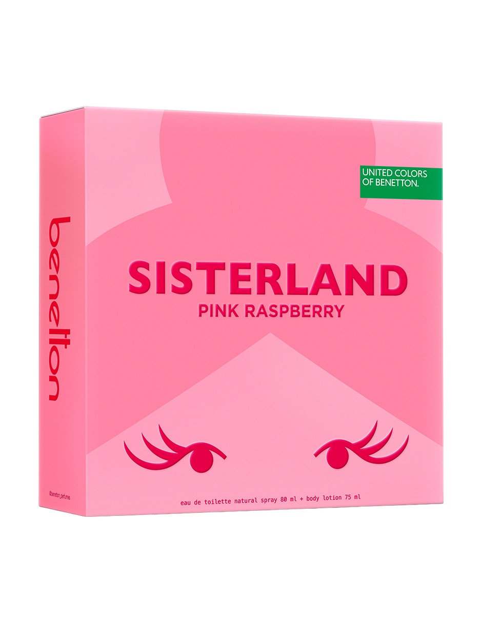 Kit Eau de toilette Benetton Sisterland Raspberry para mujer