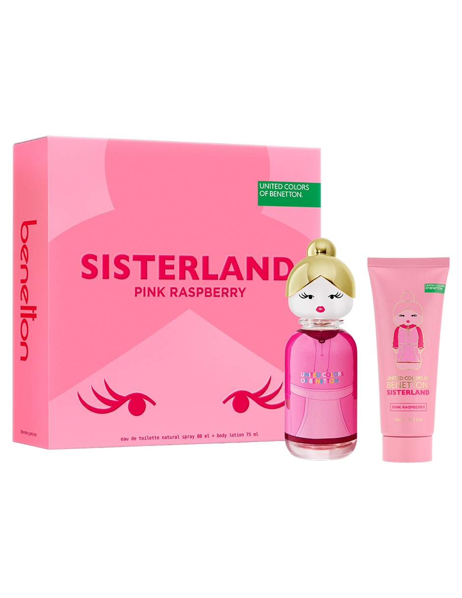 Kit Eau de toilette Benetton Sisterland Raspberry para mujer