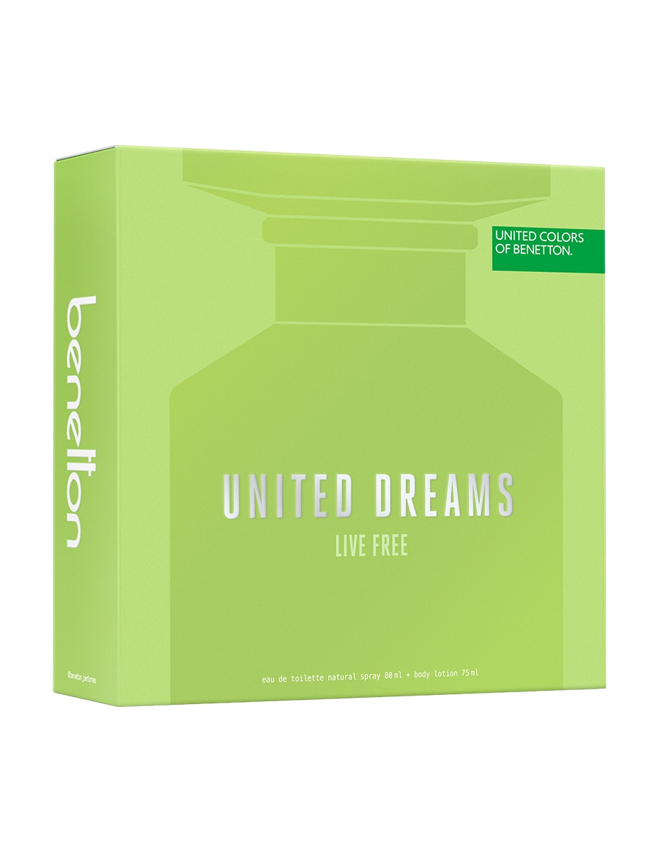 Kit Eau de toilette United Dreams Live Free para mujer 2