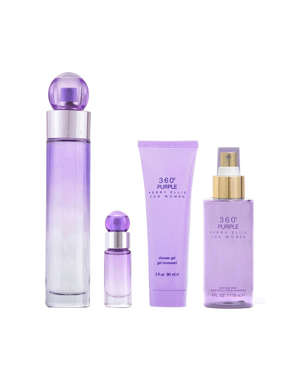 Kit eau de parfum 360 purple para mujer