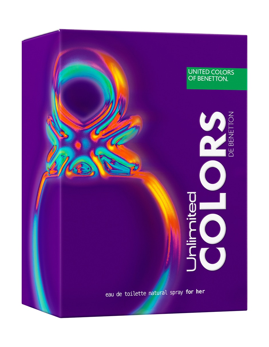 Eau de toilette Benetton Unlimited Colors para mujer