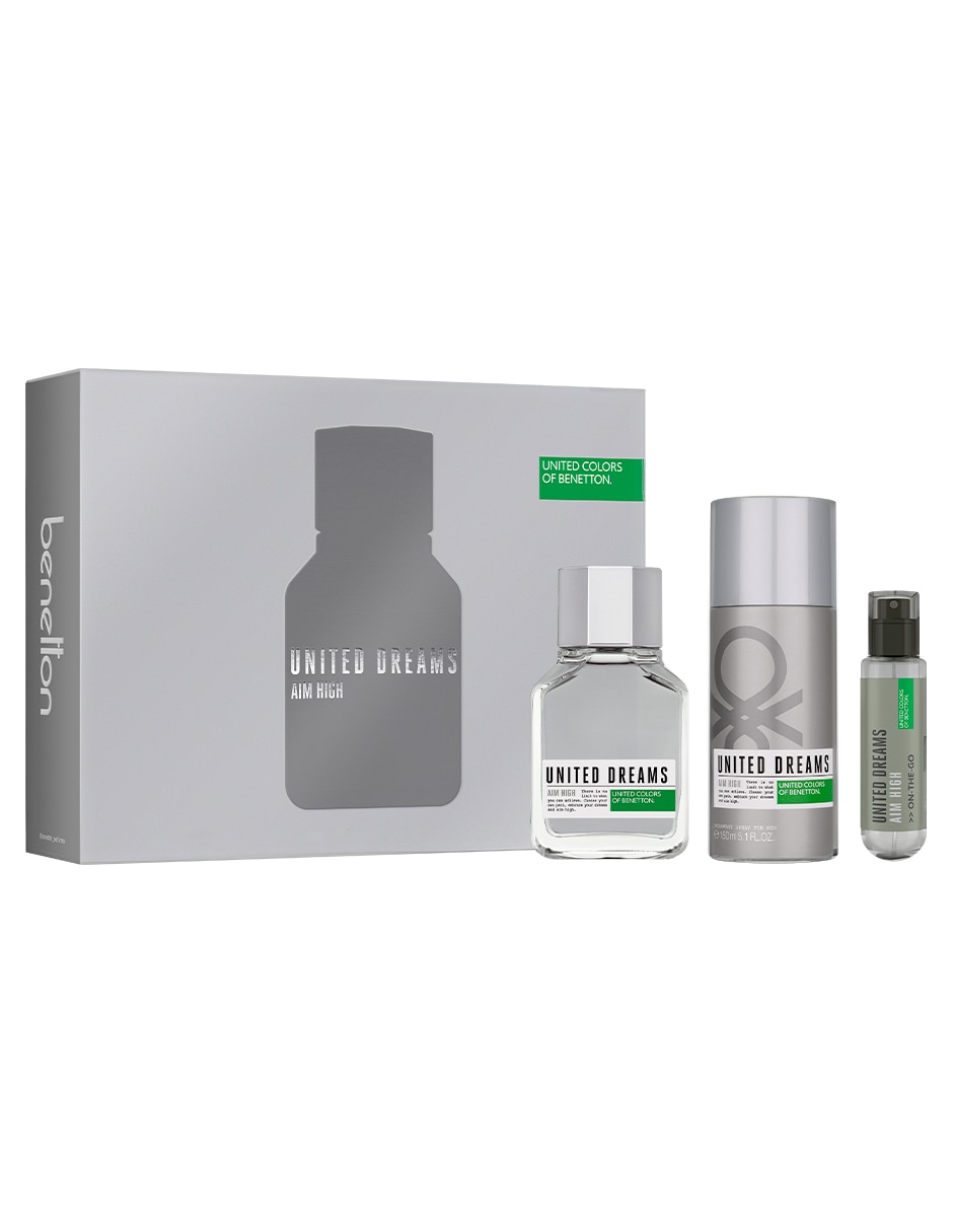 Kit Eau de toilette United Dreams Aim High para hombre
