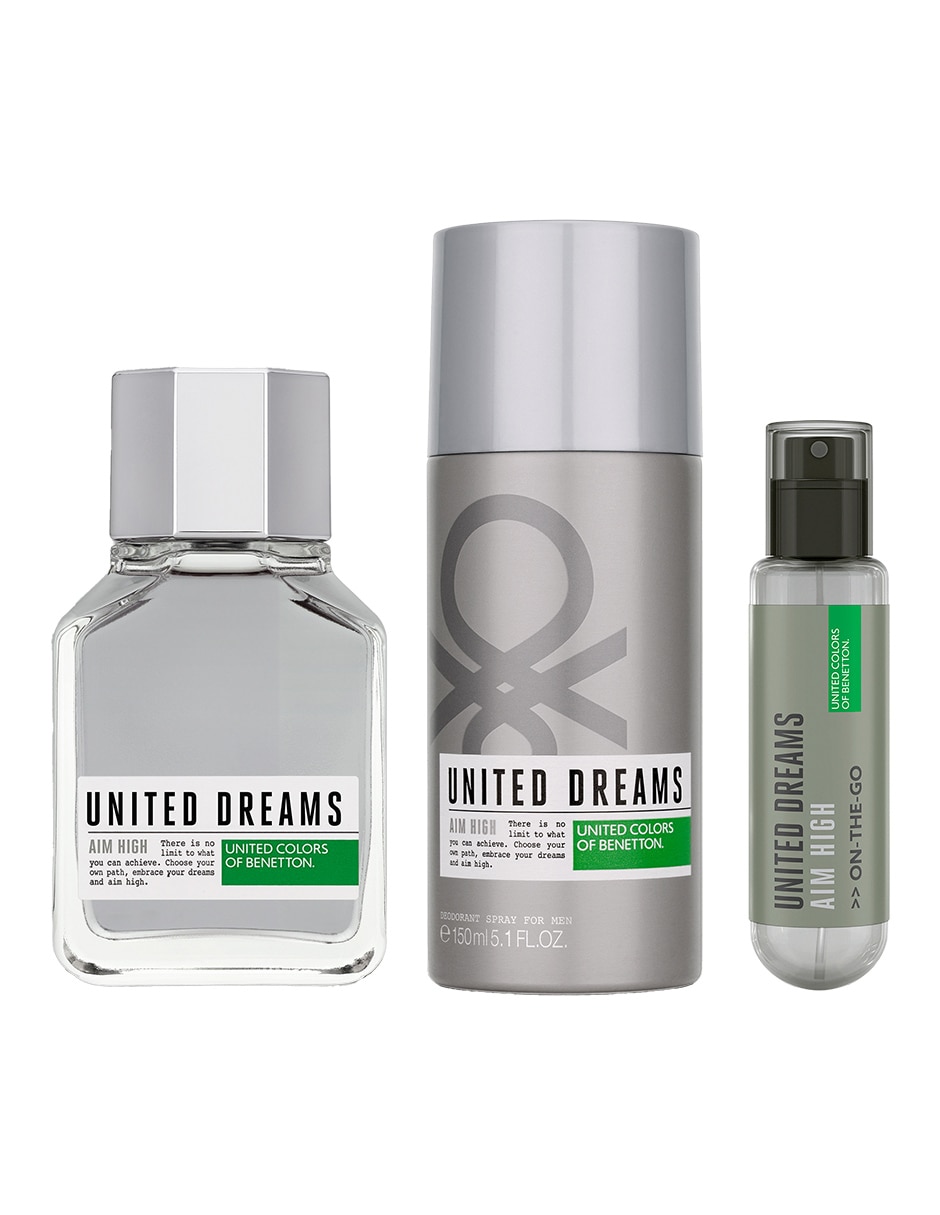 Kit Eau de toilette United Dreams Aim High para hombre 3