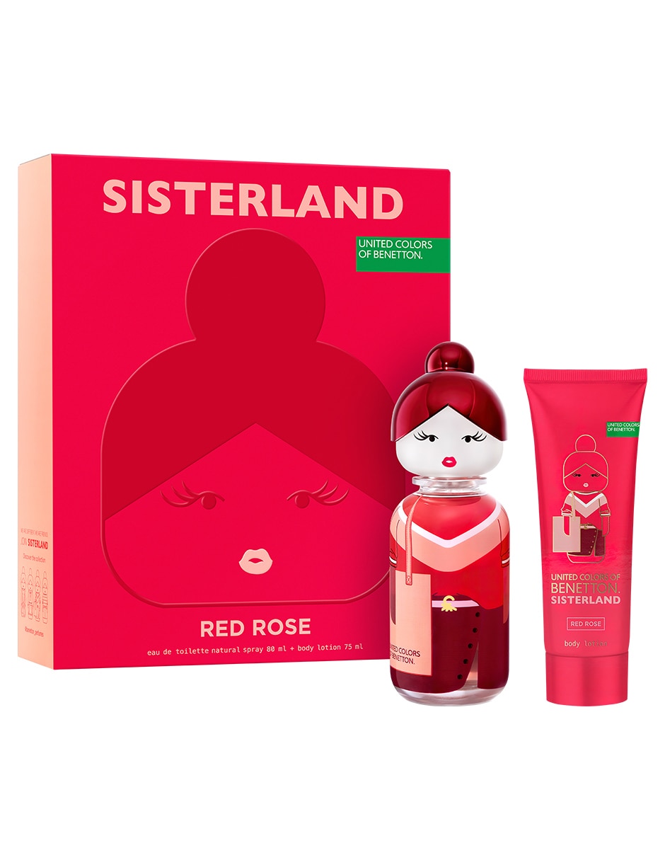 Kit Eau de toilette Sisterland Red Rose para mujer Kit Eau de toilette Sisterland Red Rose para mujer