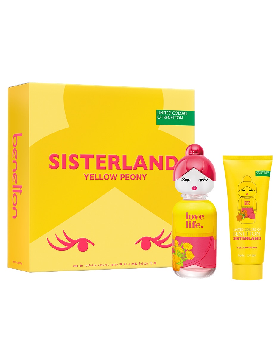 Kit Eau de toilette Sisterland Yellow Peony para mujer Kit Eau de toilette Sisterland Yellow Peony para mujer