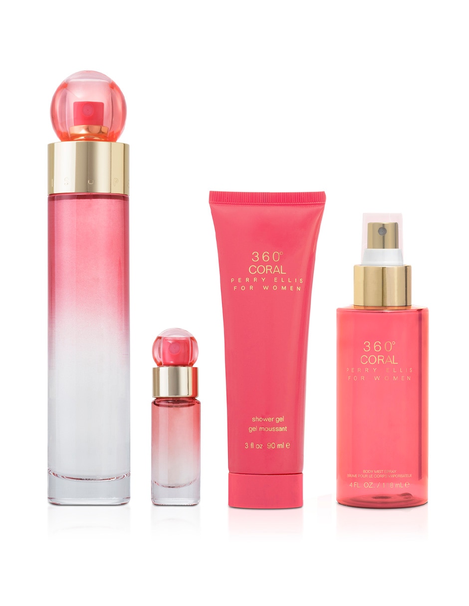 Kit Eau de parfum 360 Coral para mujer Kit Eau de parfum 360 Coral para mujer